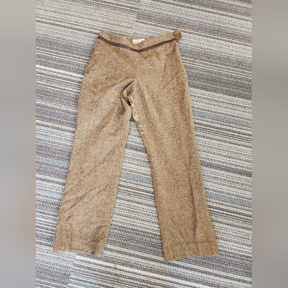Vintage Pendleton Brown Wool Slacks Petite Short - Thumbnail 6