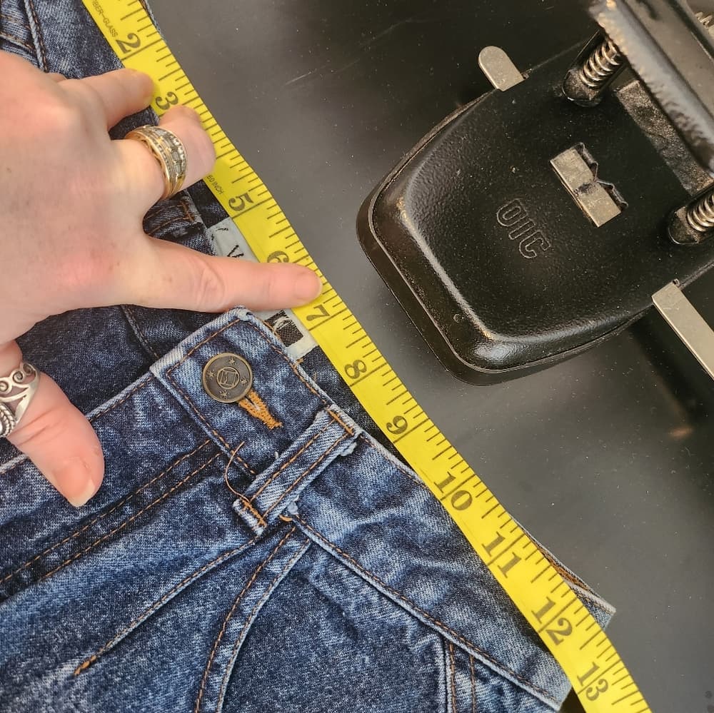 Vintage Syncs By UNIONBAY Denim Pleated front Mom Jeans High Waist - Thumbnail 7