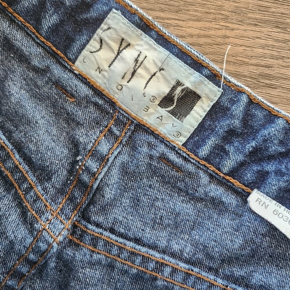 Vintage Syncs By UNIONBAY Denim Pleated front Mom Jeans High Waist - Thumbnail 5