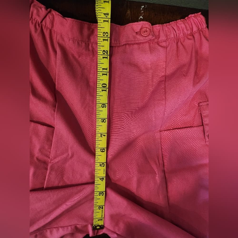 Vintage 90s Pink Stretchy High Waist Mom Shorts - Thumbnail 13