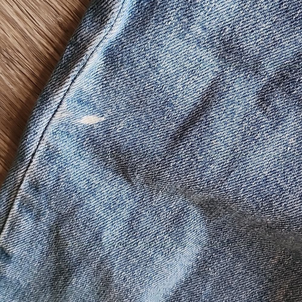 S.O.N.G Light Denim Timeless Fit Retro Style Button Fly Jeans 10" rise - Thumbnail 2