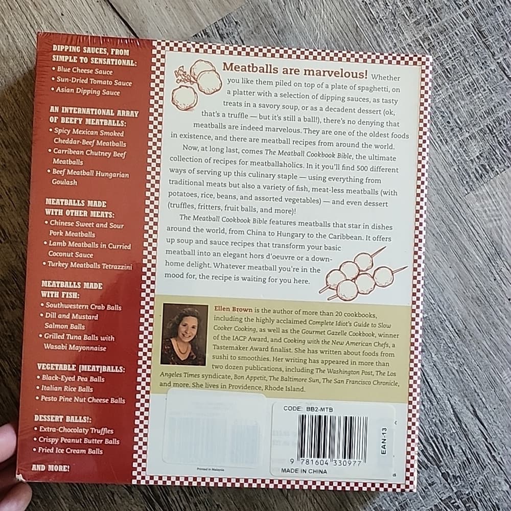 Brand new unopened five hundred recipe meatball cookbook - Thumbnail 3