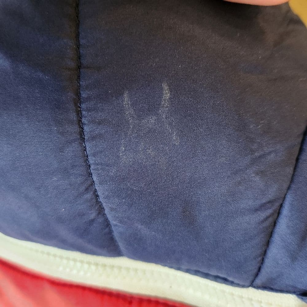 Tommy Hilfiger Blue and Red Baby Puffer Vest - Thumbnail 4