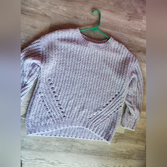 Cute dip Pastel Lavender Light Purple Soft Chanel Like Sweater Soft - Thumbnail 7