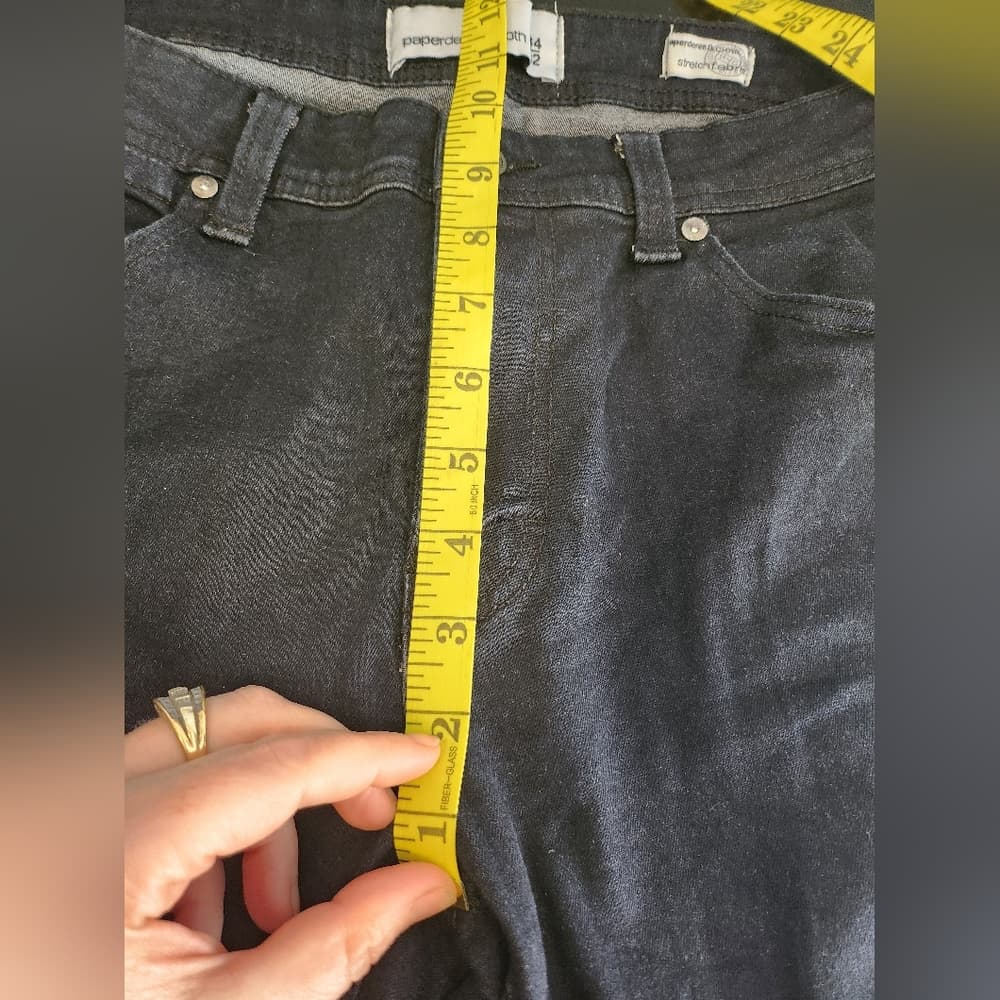 Paper Denim and Cloth Black Stretch Skinny Jeans - Thumbnail 6
