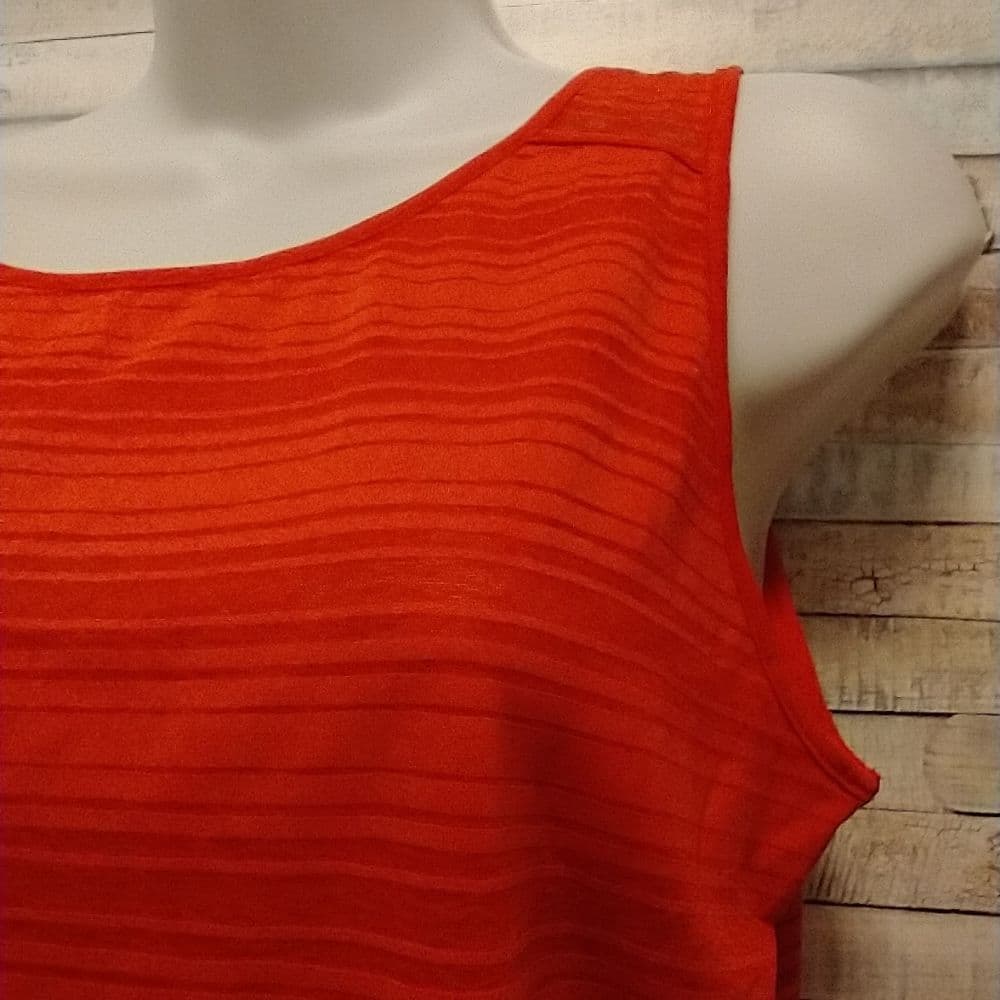 3 For 10 Sale Coral Orange Sheer Athleta Active Tank - Thumbnail 6
