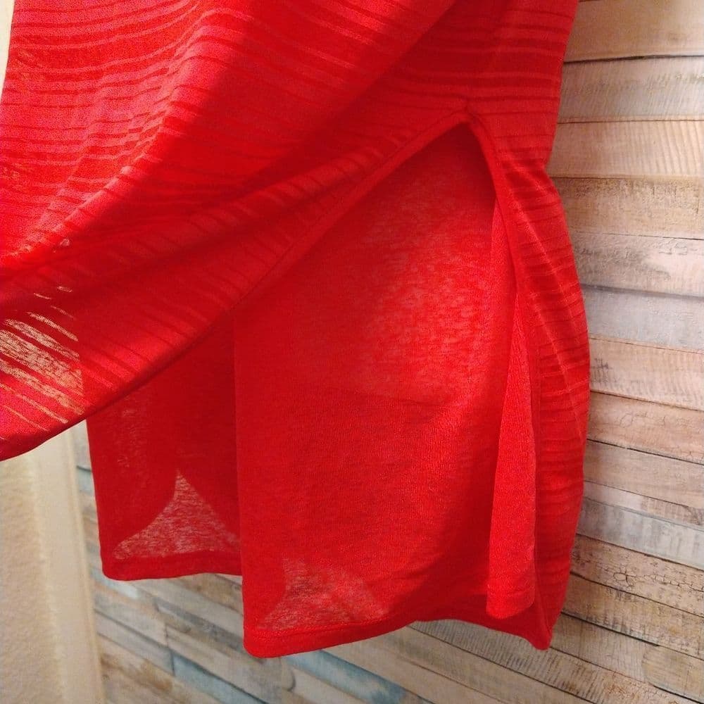 3 For 10 Sale Coral Orange Sheer Athleta Active Tank - Thumbnail 4