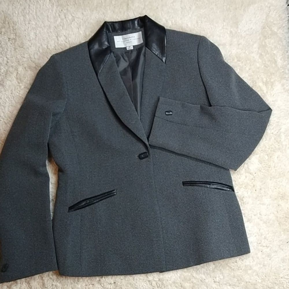 Tahari Petite Work Blazer - Thumbnail 2