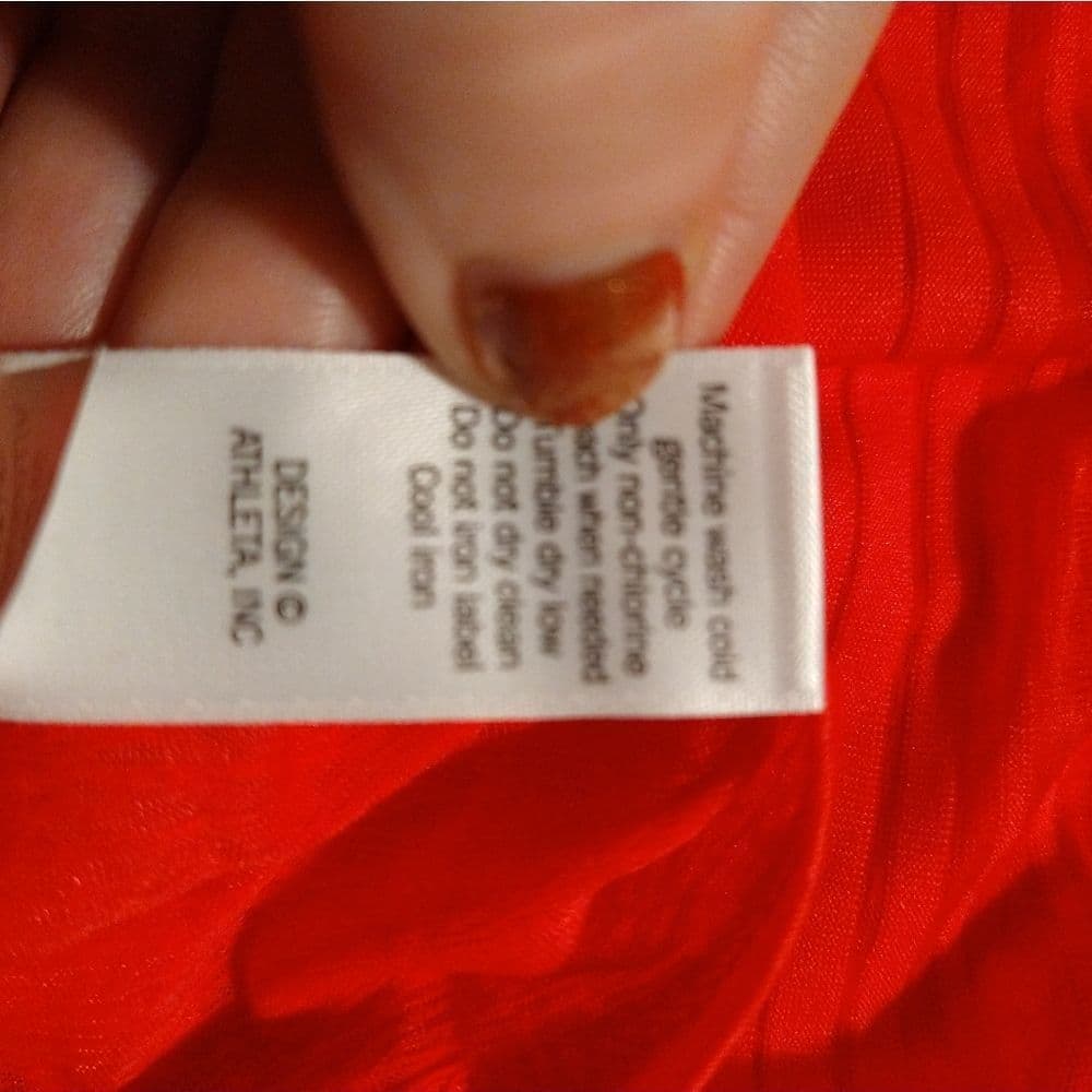3 For 10 Sale Coral Orange Sheer Athleta Active Tank - Thumbnail 8