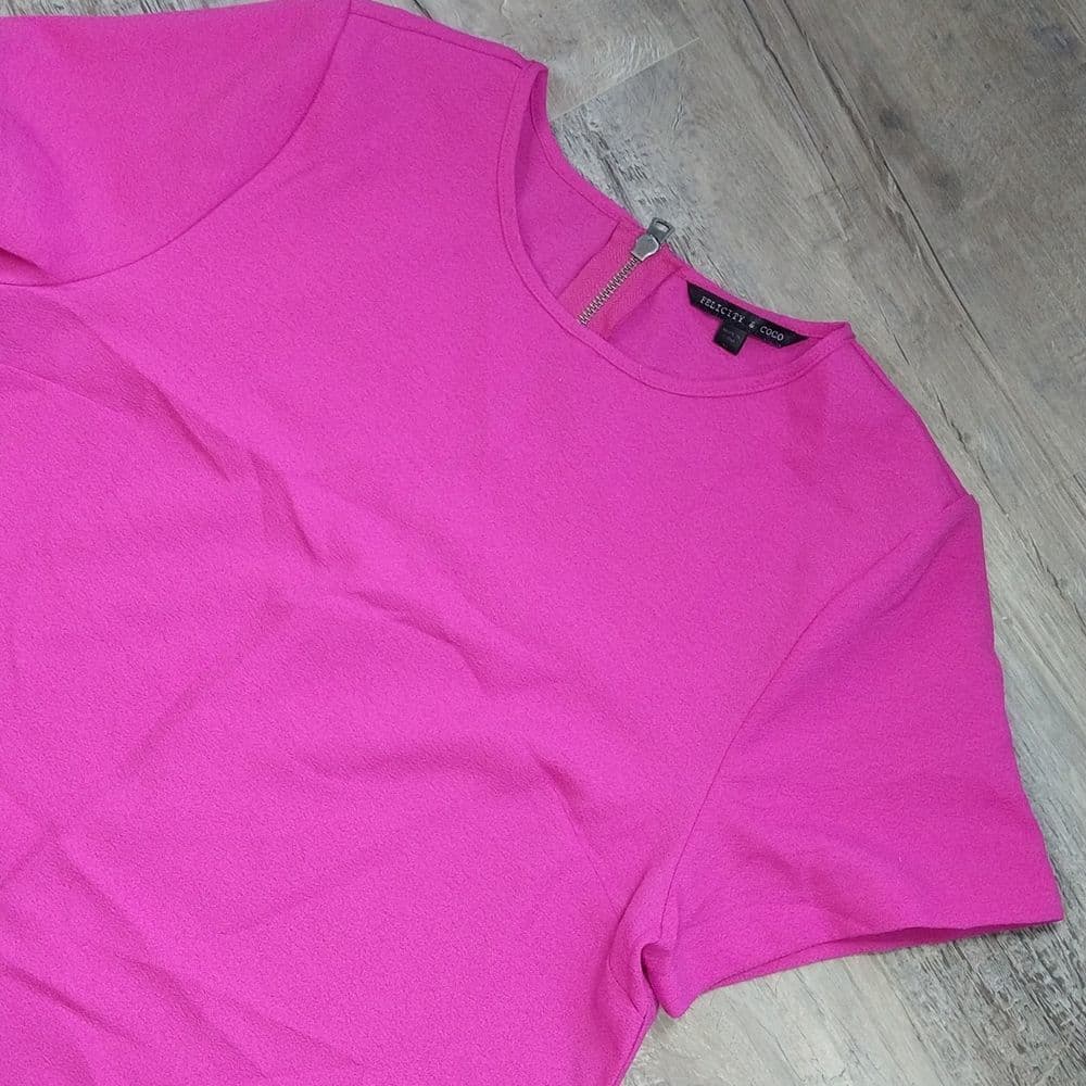 Felicity and Coco 🥰 Hot Pink Shift Dress - Thumbnail 2