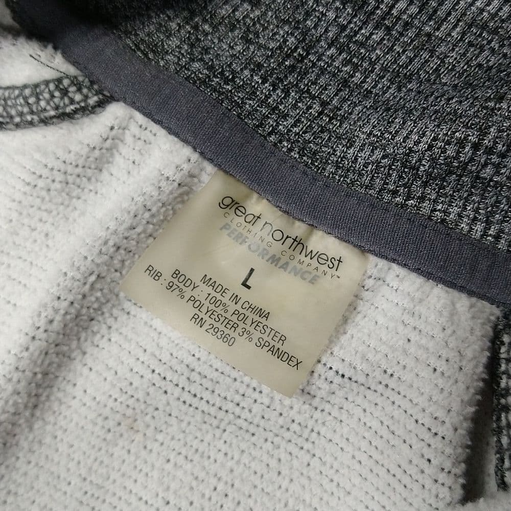 Heather Grey Great Northwest Performance Pull Over Atletic Outdoor - Thumbnail 4