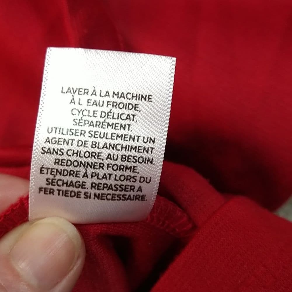 Red Halogen Sweater Dress with Ruffle Sleeves - Thumbnail 6