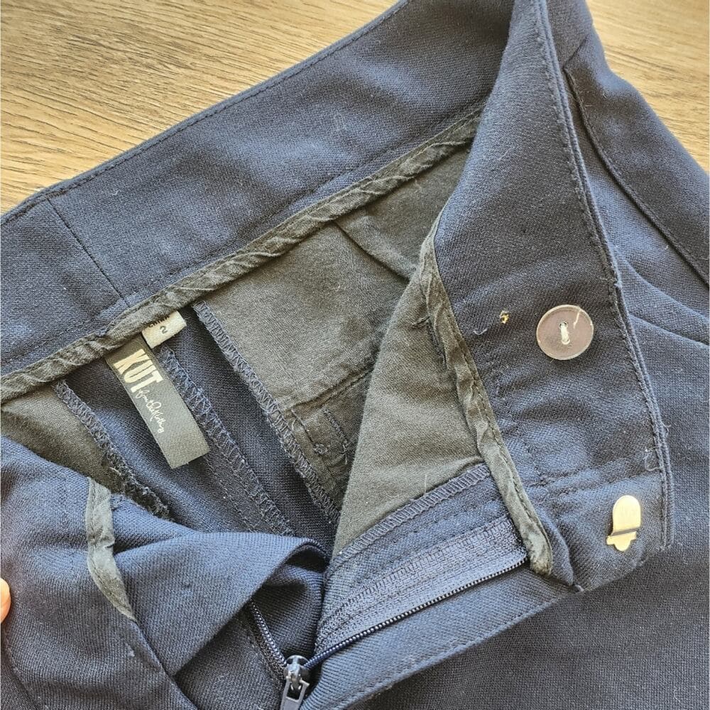 Kut from the Kloth Navy Boot Cut Trousers - Thumbnail 4