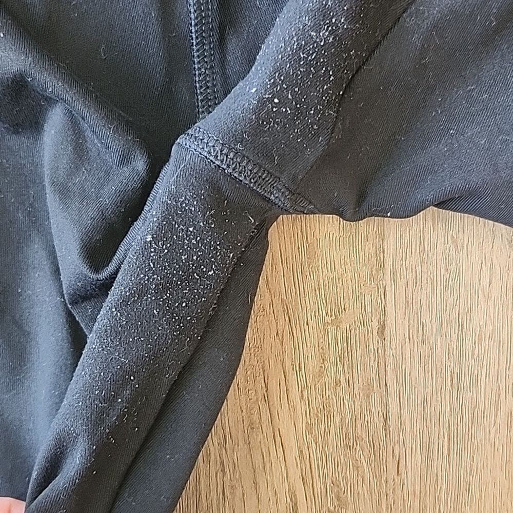 PINK Ultimate Black Athletic Leggings with Zip Pockets and Mesh Cut Outs - Thumbnail 8