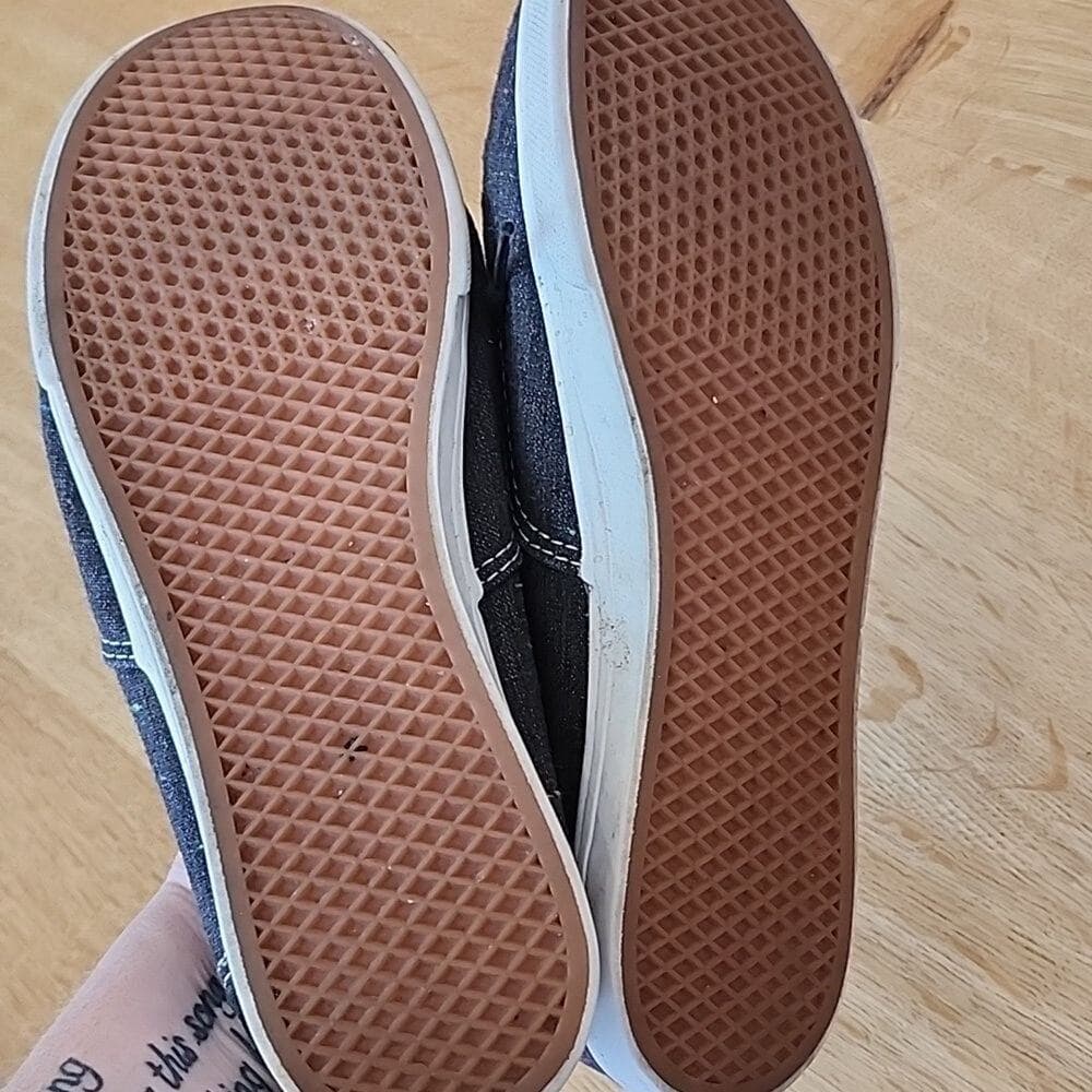 Vans Charcoal Gray and Multi Color Canvas shoes - Thumbnail 7