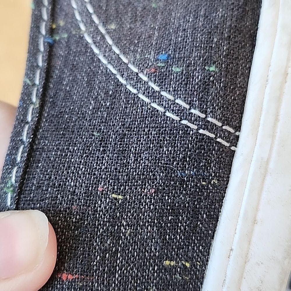 Vans Charcoal Gray and Multi Color Canvas shoes - Thumbnail 6