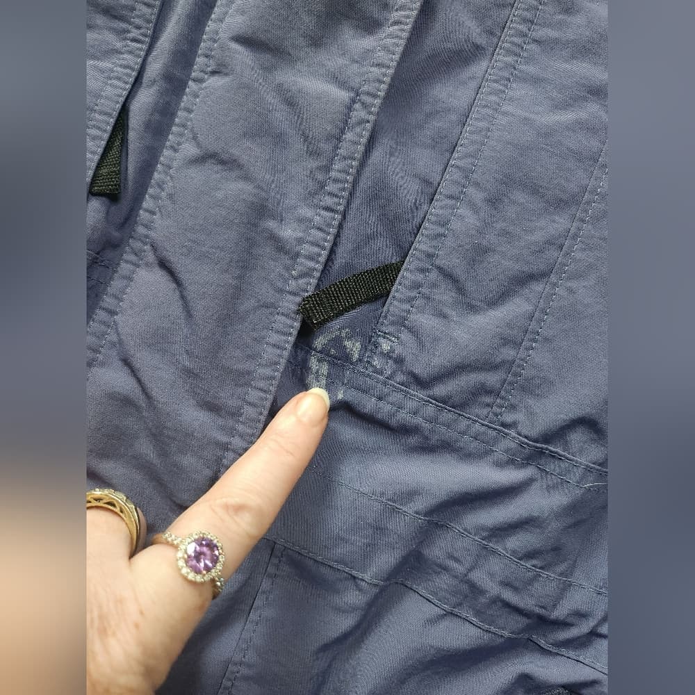 Columbia Two-Tone Purple Sport Interchange Windbreaker Jacket With Hood - Thumbnail 2