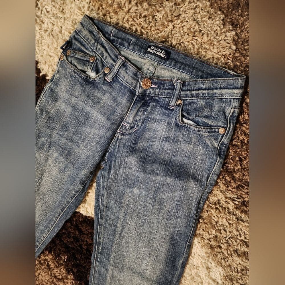 Rock & Republic Thick Denim Boot Cut Jeans