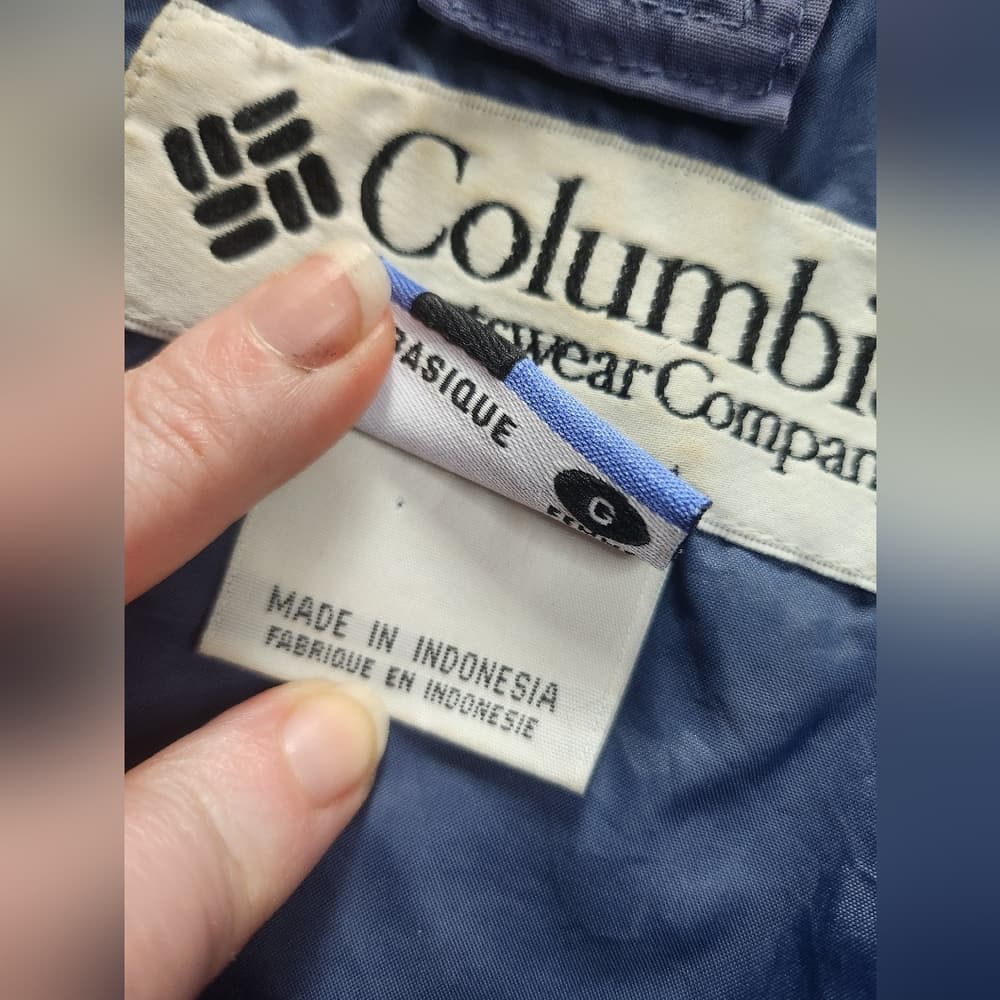 Columbia Two-Tone Purple Sport Interchange Windbreaker Jacket With Hood - Thumbnail 8