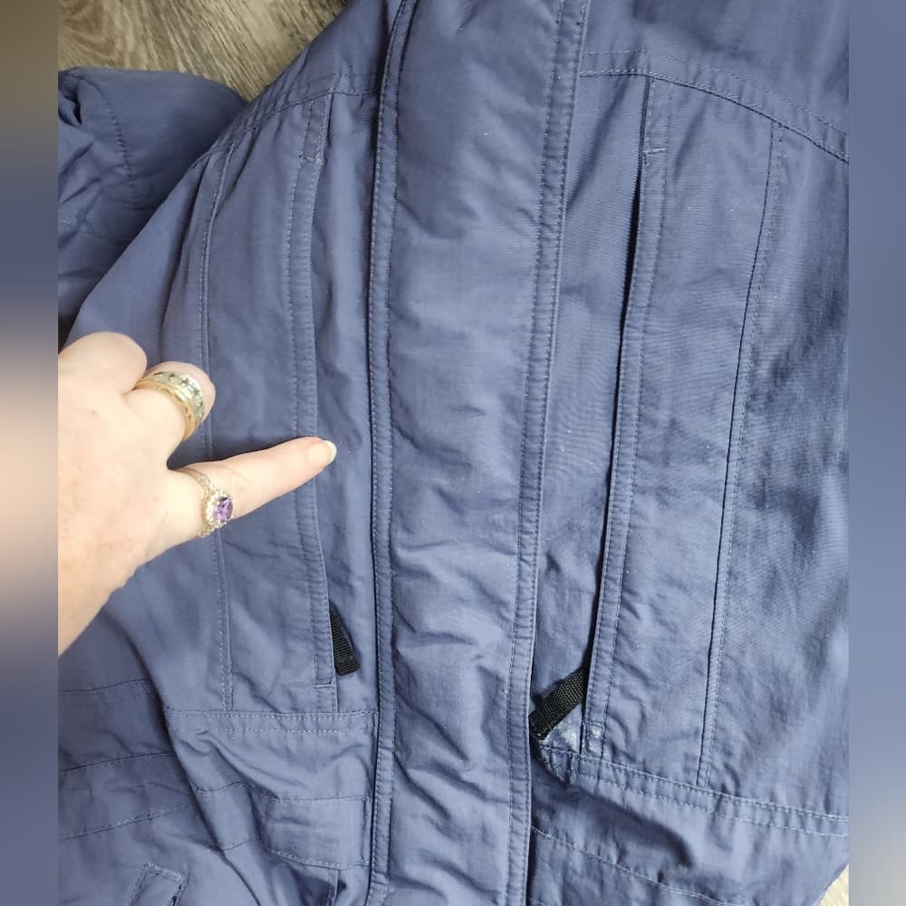 Columbia Two-Tone Purple Sport Interchange Windbreaker Jacket With Hood - Thumbnail 5