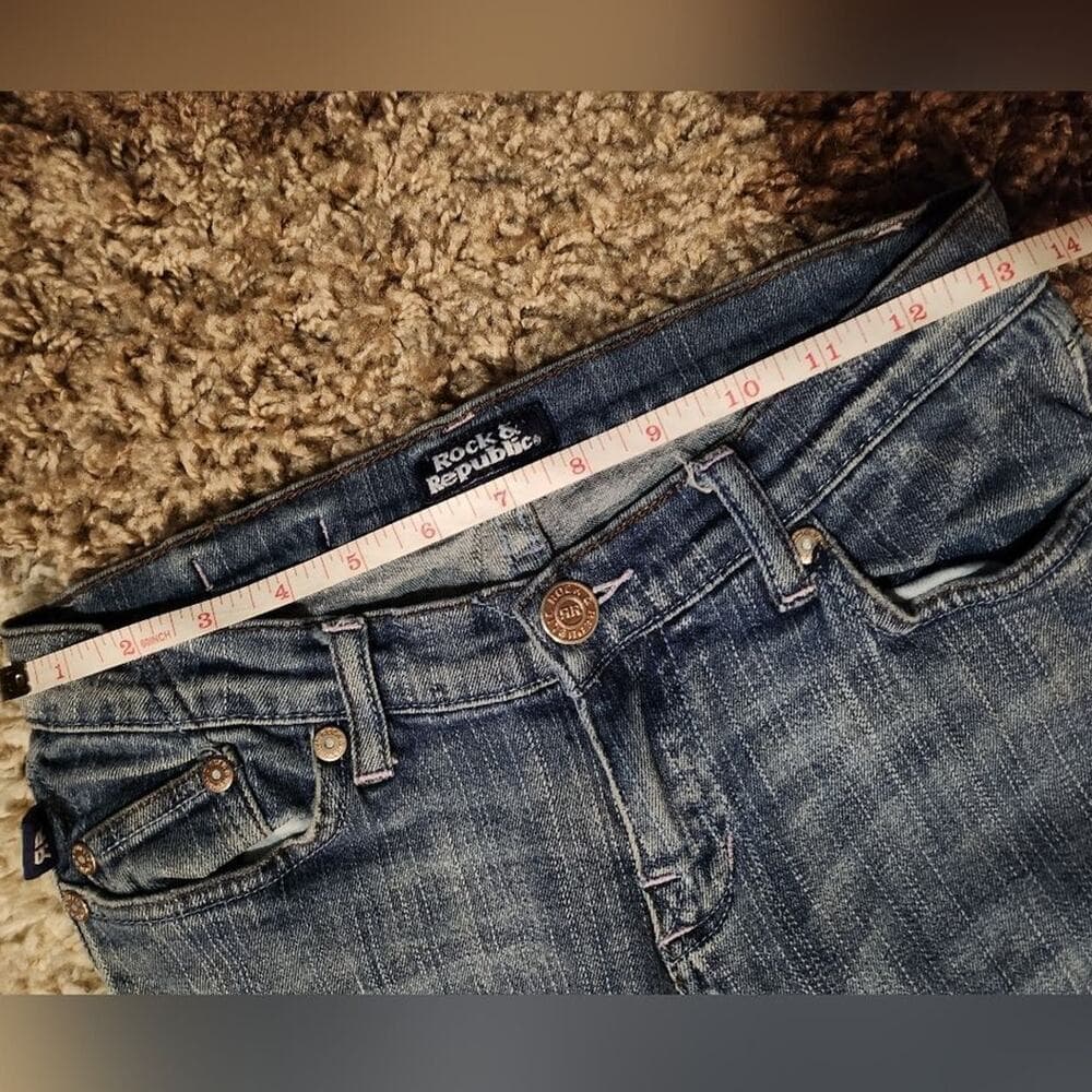 Rock & Republic Thick Denim Boot Cut Jeans - Thumbnail 3