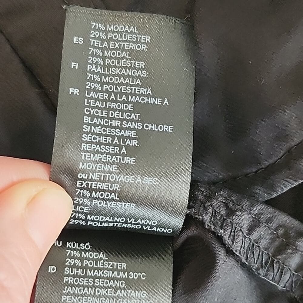 Divided by H&M Black Thin Lightweight Zip up Hooded Fitted Jacket - Thumbnail 7