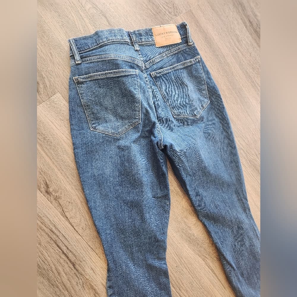 Lucky Brand Women's Bridgette Ripped Skinny Ankle High Rise Jeans - Thumbnail 6