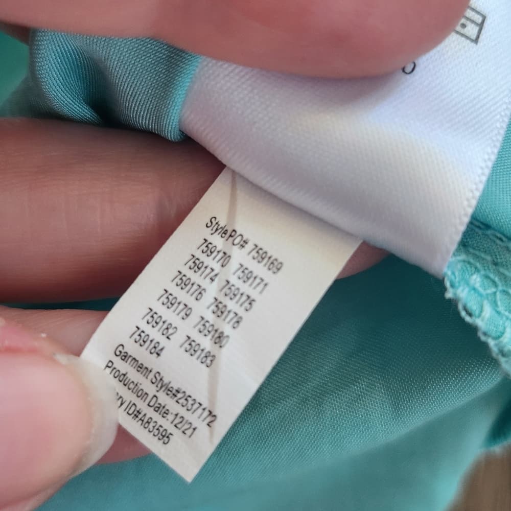 Maurices Aqua Lace Trim Tank Top Polyester - Thumbnail 6