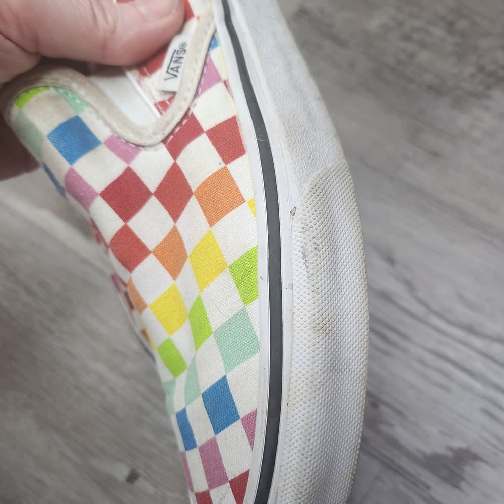 Vans Multicolor Checkered Slip-On Sneakers - Thumbnail 6