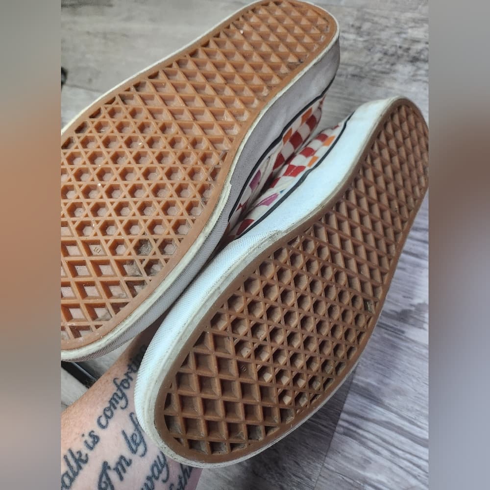 Vans Multicolor Checkered Slip-On Sneakers - Thumbnail 7
