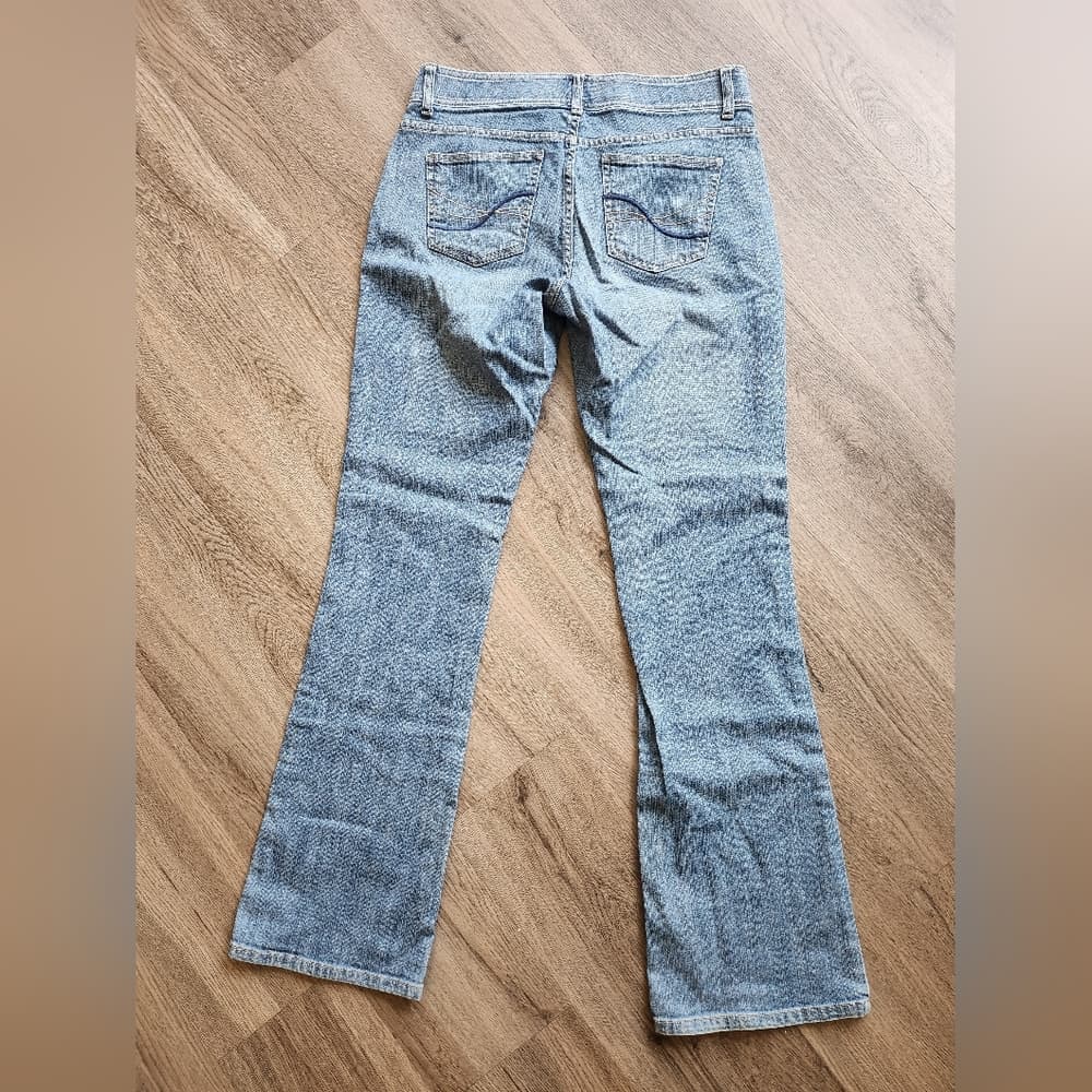 Lee Light Blue Long Boot Cut Denim Jeans With Comfort Waist Band - Thumbnail 5
