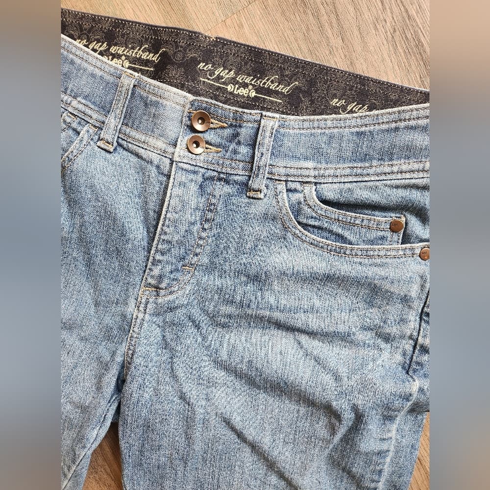 Lee Light Blue Long Boot Cut Denim Jeans With Comfort Waist Band - Thumbnail 3