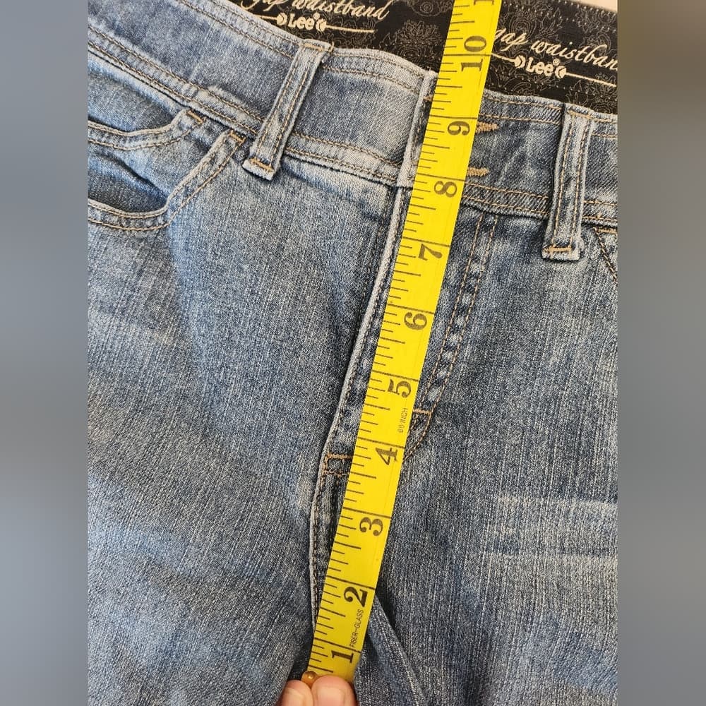 Lee Light Blue Long Boot Cut Denim Jeans With Comfort Waist Band - Thumbnail 9