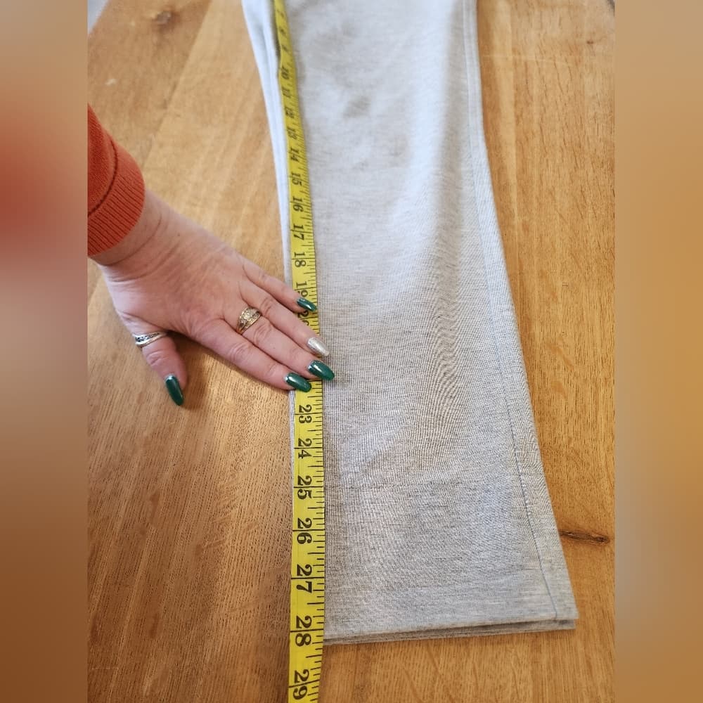 GAP Heather Gray Double-Knit Work Slacks Pants With Pockets - Thumbnail 15