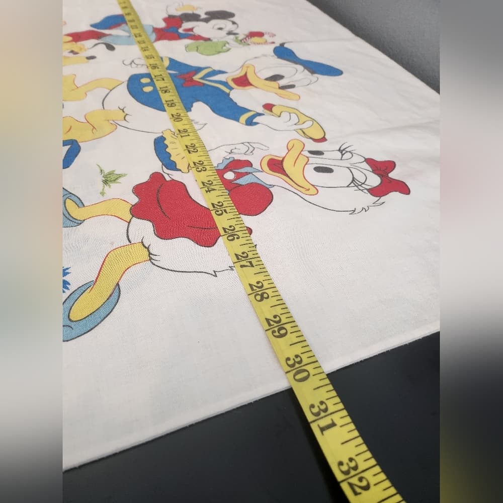 Vintage Disney Character 30" Pillowcase Mickey Mouse And Friends - Thumbnail 9