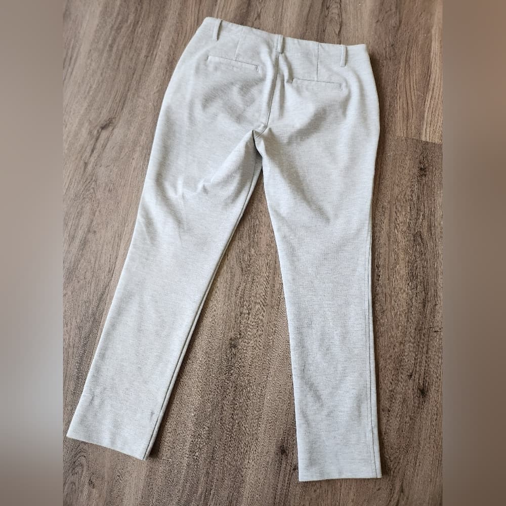 GAP Heather Gray Double-Knit Work Slacks Pants With Pockets - Thumbnail 5