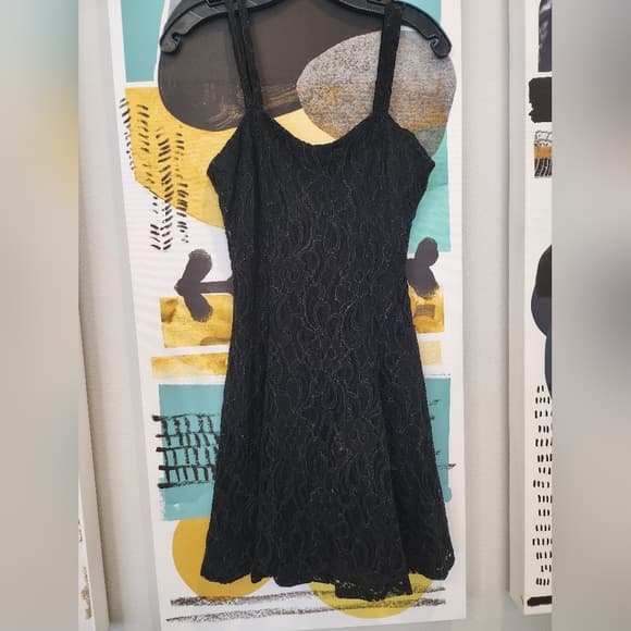 Vintage Black Lace 1990's All That Jazz Dress - Thumbnail 17
