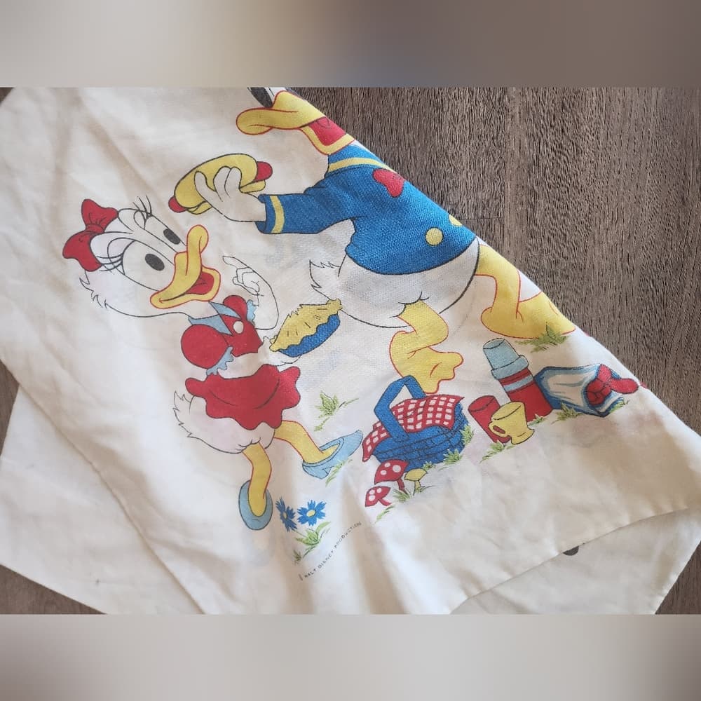 Vintage Disney Character 30" Pillowcase Mickey Mouse And Friends - Thumbnail 5