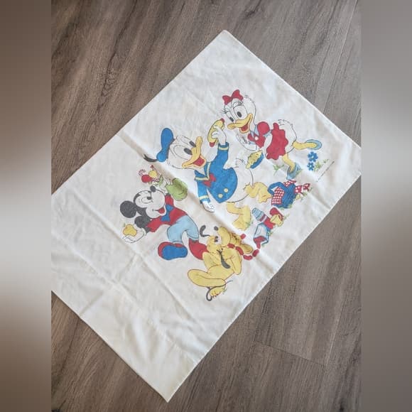 Vintage Disney Character 30" Pillowcase Mickey Mouse And Friends - Thumbnail 12