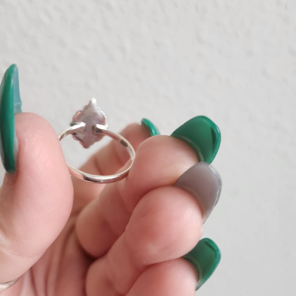 New- Sterling Silver Turquoise Ring | Petite Oval Cabochon | Southwestern Style - Thumbnail 9