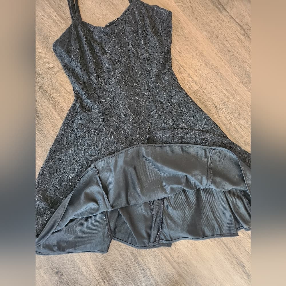 Vintage Black Lace 1990's All That Jazz Dress - Thumbnail 12