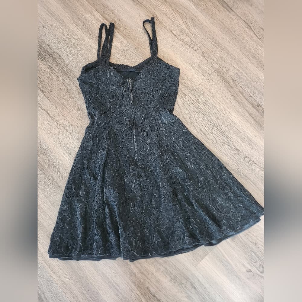 Vintage Black Lace 1990's All That Jazz Dress - Thumbnail 13