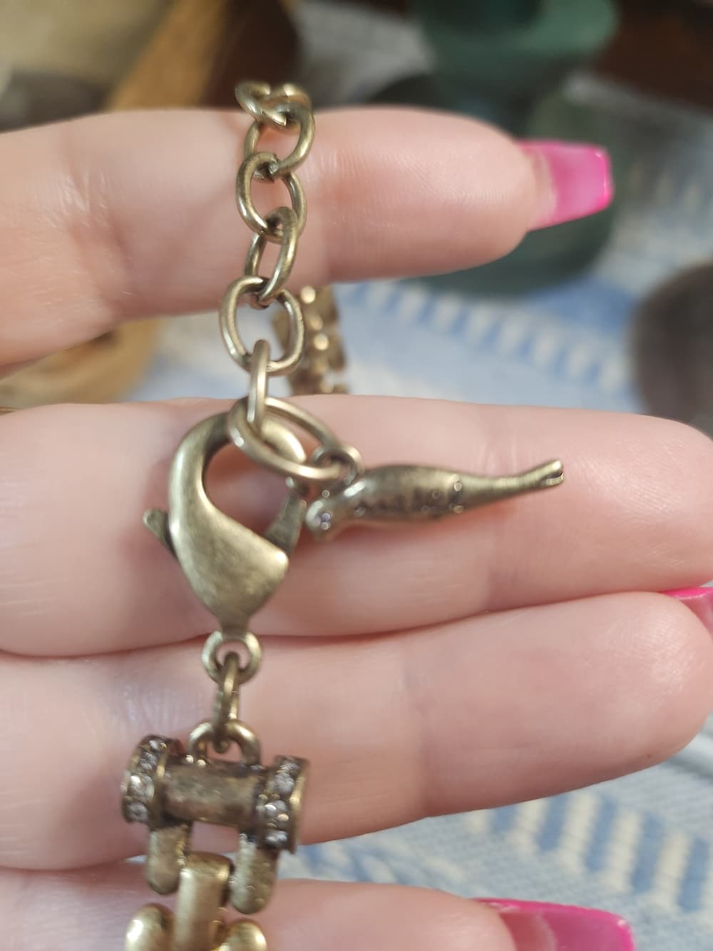 Chloe + Isabel Gold-Tone Necklace with Opalescent Accents - Thumbnail 5
