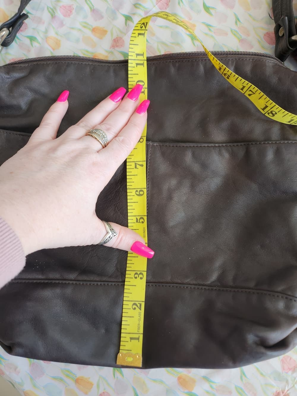 Vintage Genuine Leather Crossbody Bag With Pockets in Dark Brown - Thumbnail 8