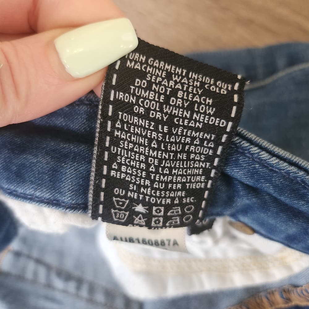 7 For All Mankind Well Loved Blair Denim Skinny Blue Jeans - Thumbnail 4