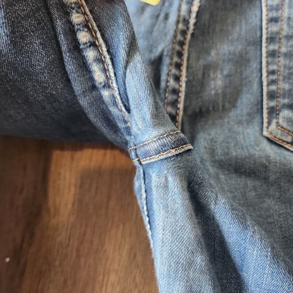 7 For All Mankind Well Loved Blair Denim Skinny Blue Jeans - Thumbnail 8