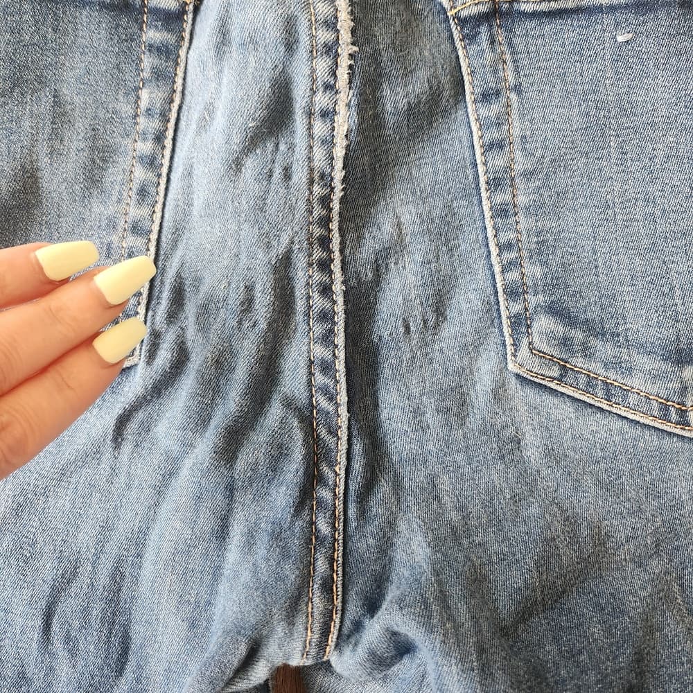 7 For All Mankind Well Loved Blair Denim Skinny Blue Jeans - Thumbnail 7
