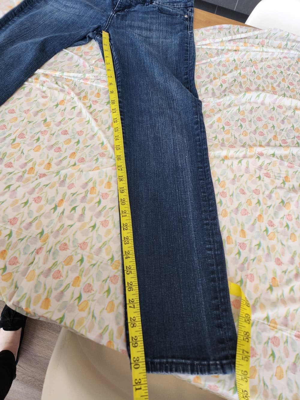 KUT From The Kloth Straight Leg Women's Jeans in Blue Wash - Thumbnail 12