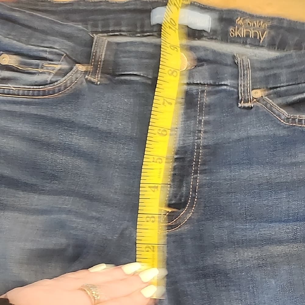 7 For All Mankind Well Loved Blair Denim Skinny Blue Jeans - Thumbnail 12