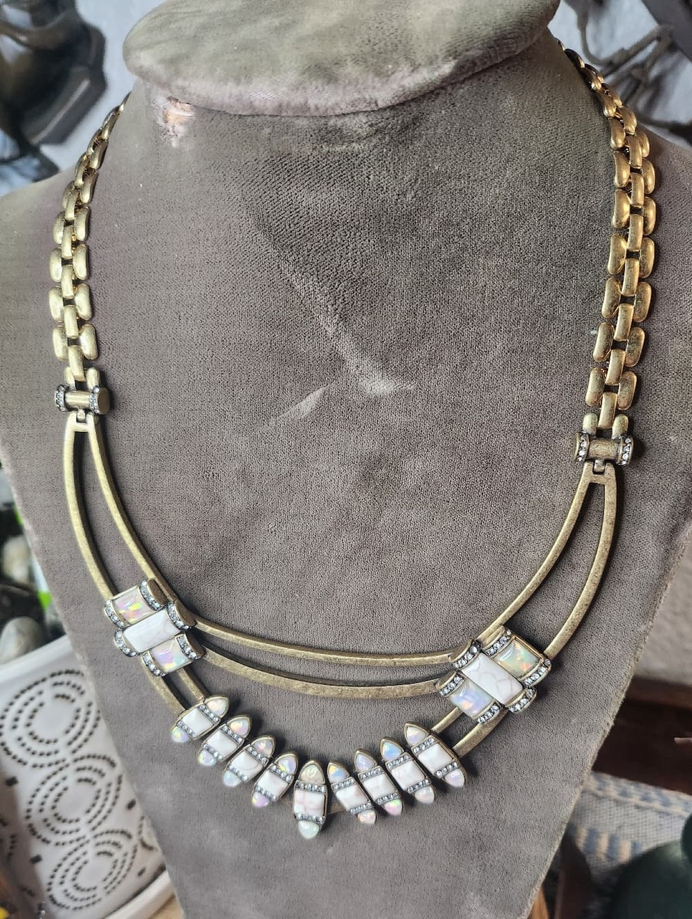 Chloe + Isabel Gold-Tone Necklace with Opalescent Accents - Thumbnail 9